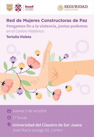 Red de Mujeres Constructoras de Paz, en Universidad del Claustro de Sor Juana